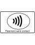 Paiement sans contact - 10x6cm - Sticker/autocollant