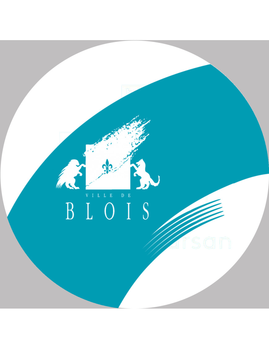 Blois (20x20cm) - Sticker/autocollant