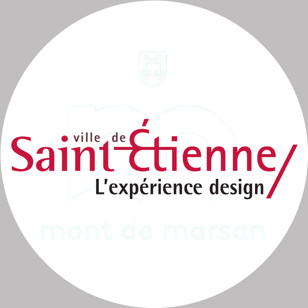 Saint-Étienne (20x20cm) - Sticker/autocollant