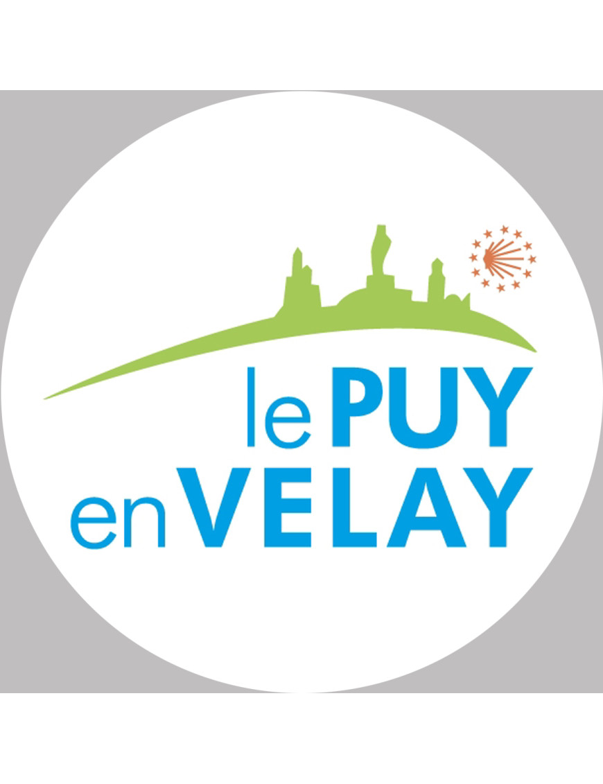 Puy-en-Velay (20x20cm) - Sticker/autocollant