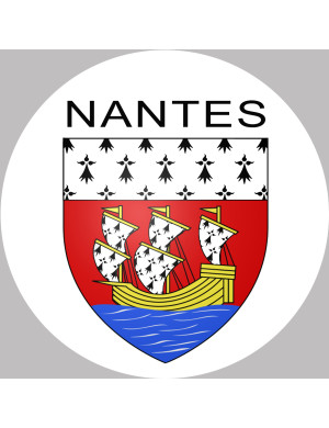 Nantes blason (20x20cm) - Sticker/autocollant