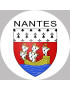 Nantes blason (20x20cm) - Sticker/autocollant