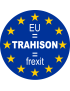 UE - TRAHISON - FREXIT (10x10cm) - Sticker/autocollant