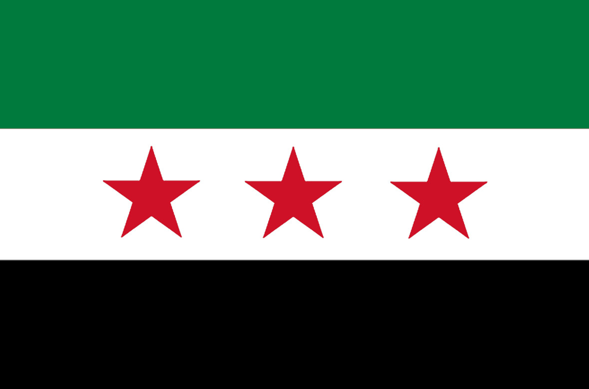 Drapeau Syrie (19.5 x 13 cm) - Sticker/autocollant