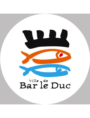 Bar-le-Duc 20x20cm - Sticker/autocollant