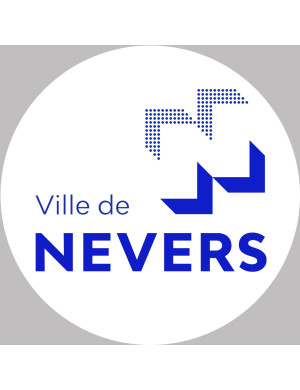 Nevers - 20x20cm - Sticker/autocollant