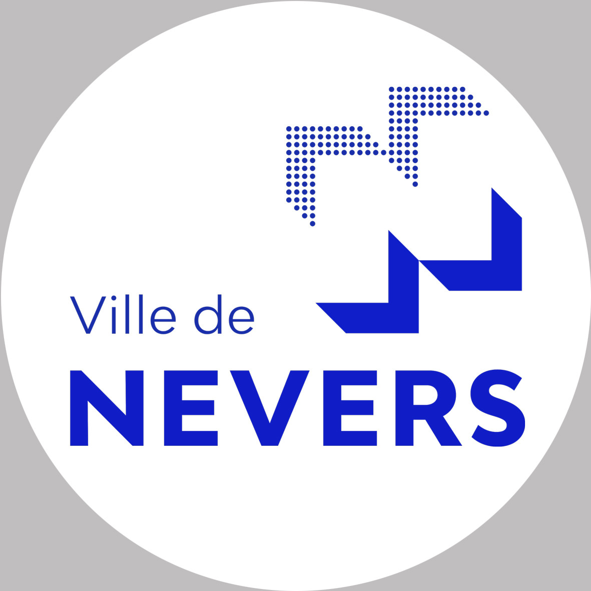 Nevers - 20x20cm - Sticker/autocollant