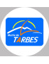 Tarbes - 20x20cm - Sticker/autocollant