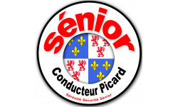 ConducteurSéniorPicard - 10cm - Sticker/autocollant