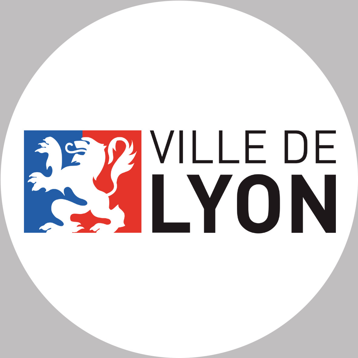 Lyon - 5x5cm - Sticker/autocollant