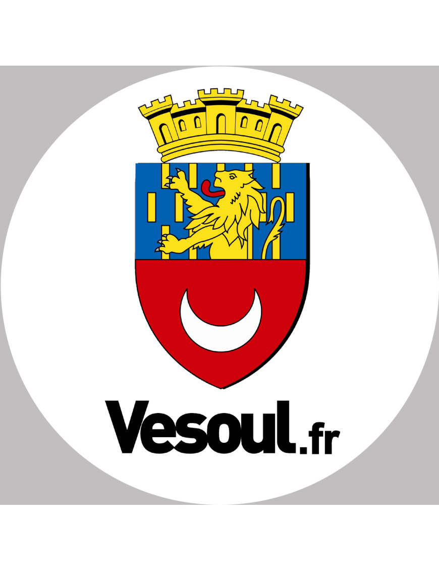 Vesoul - 20x20cm - Sticker/autocollant