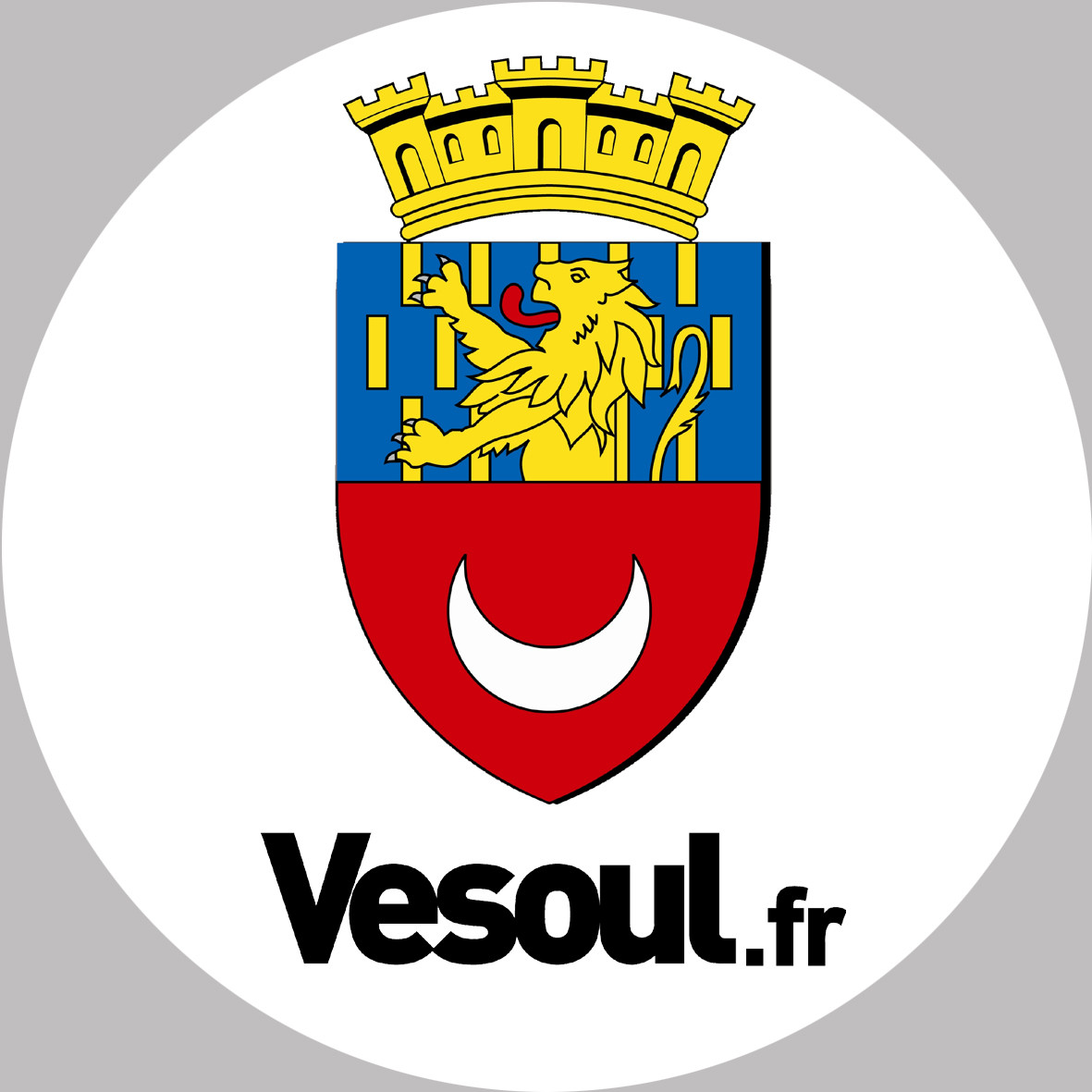 Vesoul - 20x20cm - Sticker/autocollant