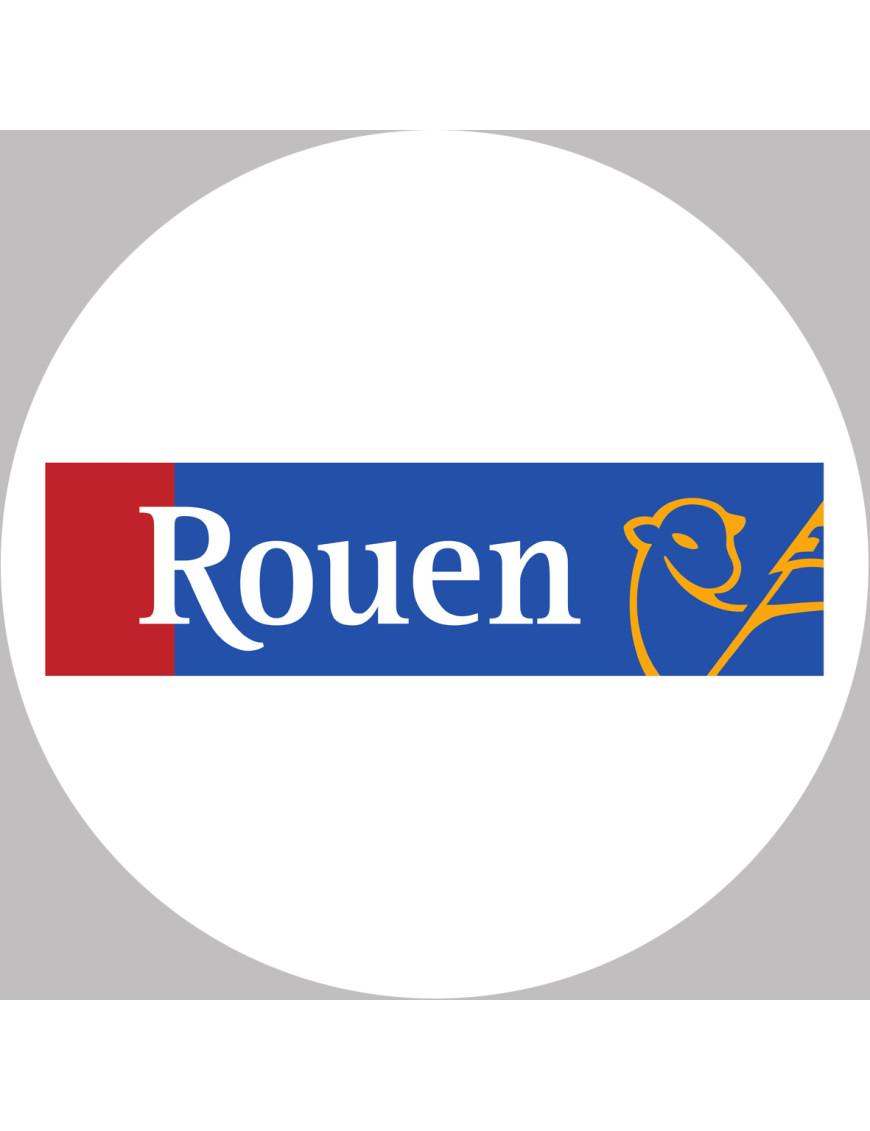 Rouen - 15x15cm - Sticker/autocollant