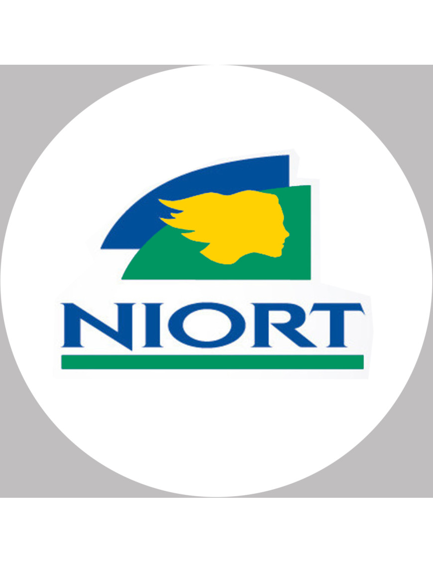 Niort - 20x20cm - Sticker/autocollant