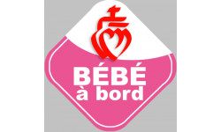 bébé à bord vendéenne - 10cm - Sticker/autocollant