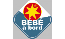 bébé à bord gars Occitan - 10cm - Sticker/autocollant