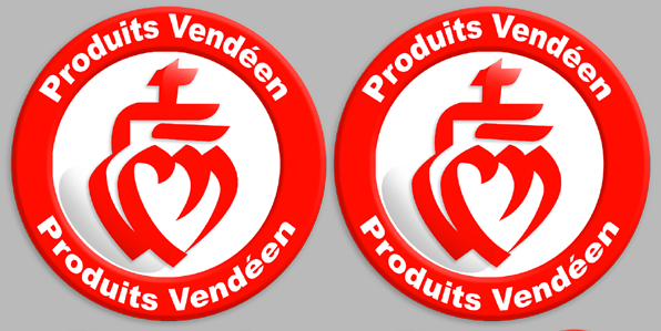 Produits Vendéen - 2fois 10cm - Sticker/autocollant