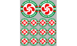 Produits Basque - 2fois 10cm/12fois 5cm - Sticker/autocollant