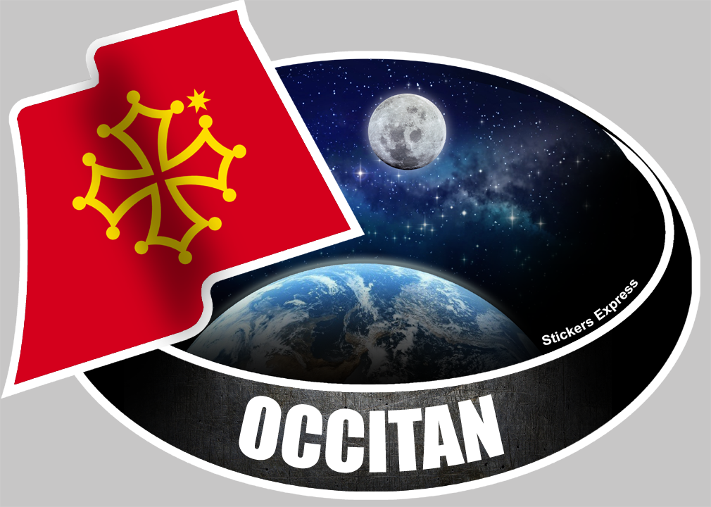 OCCITAN - 10X14cm - Sticker/autocollant