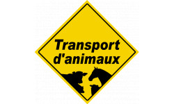 Transport d'animaux - 20x20cm - Sticker/autocollant