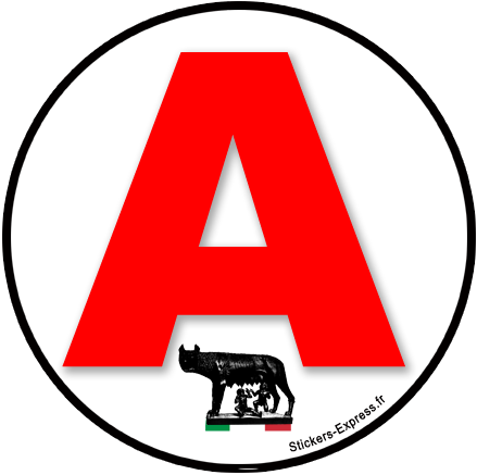 A Italie louve - 15cm - Sticker/autocollant