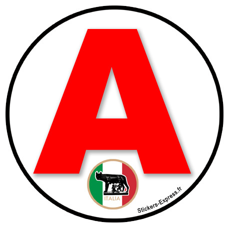 Autocollants : A Italie 4