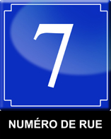 numéro de rue